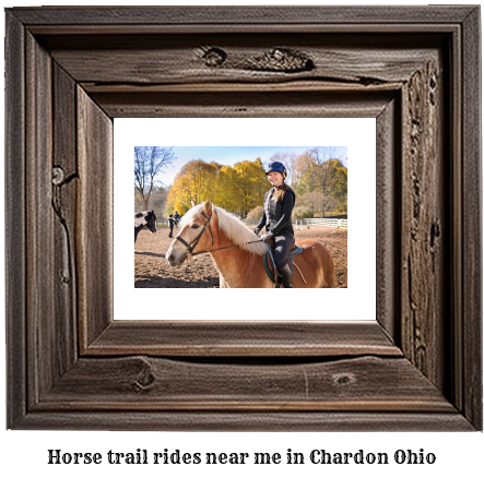 horse trail rides near me in Chardon, Ohio